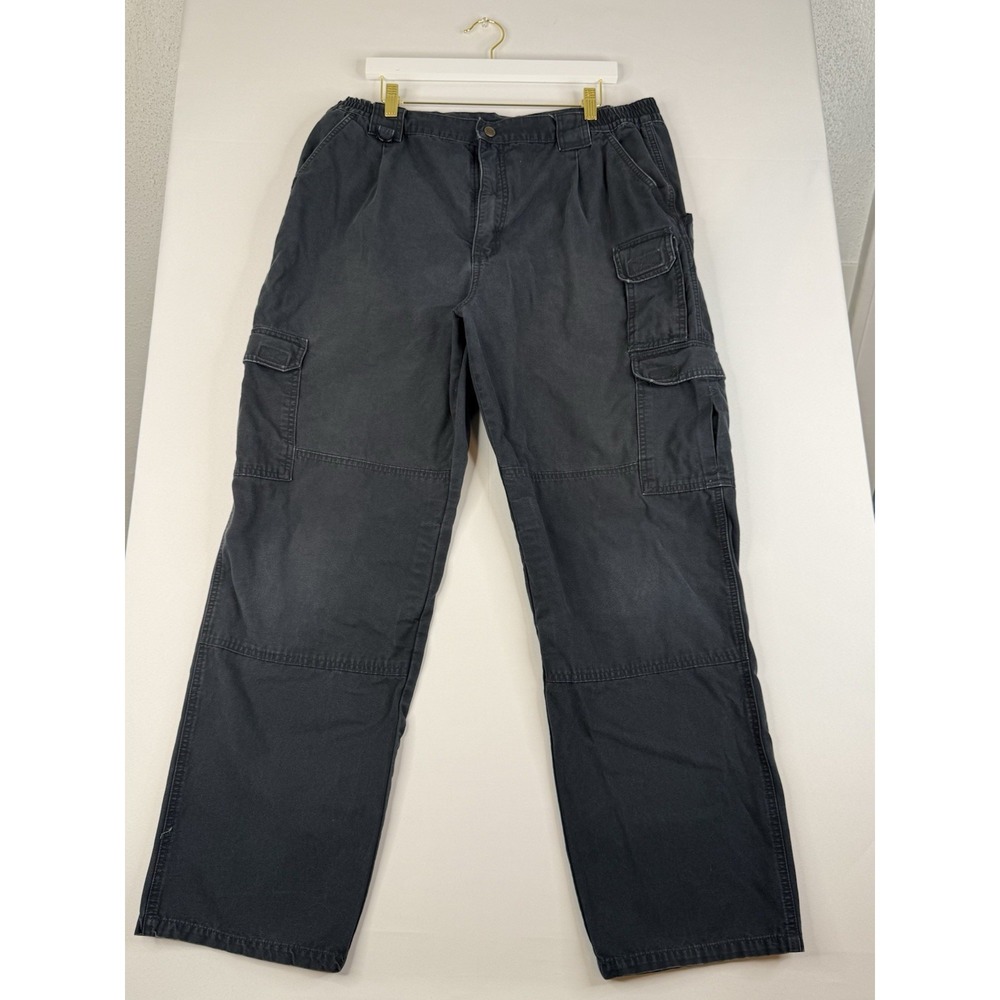 5.11 Tactical Men's Cargo Pants Blue/Black Size 38-32 Straight Leg